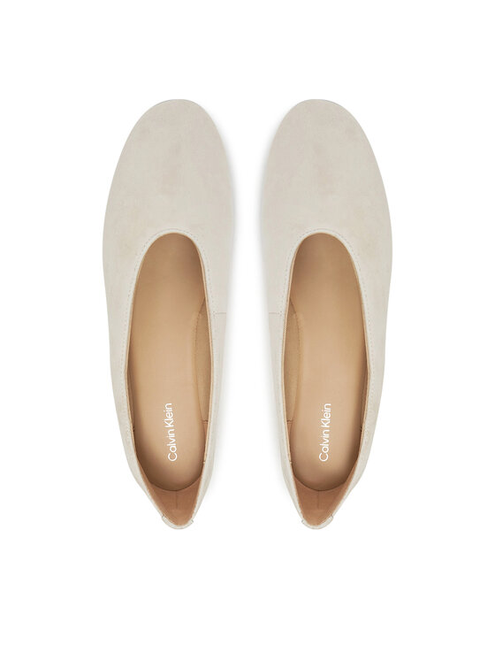 Calvin Klein Balerīnas Calvin Klein Ballerina Round Hw Sue HW0HW02565 Bēšs