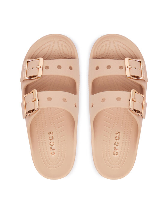 Crocs Шльопанці Crocs Saturday Metallic Buckle 213316 Рожевий