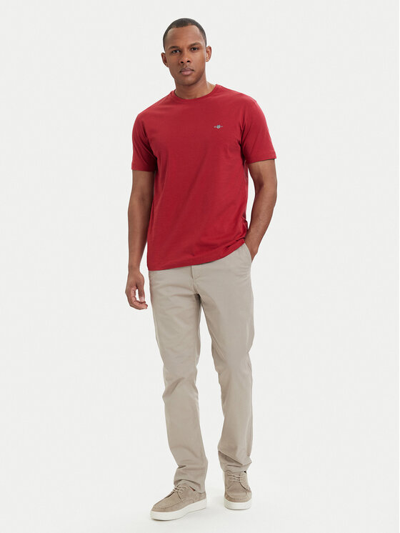 Gant Gant Camiseta Shield  2003184 Rojo Regular Fit