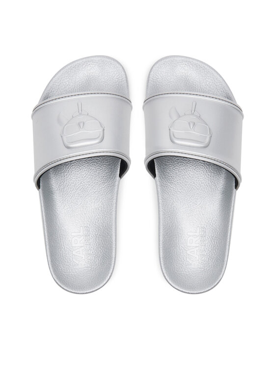 KARL LAGERFELD Шльопанці KARL LAGERFELD Kondo 2.0 KL80919M Срібний