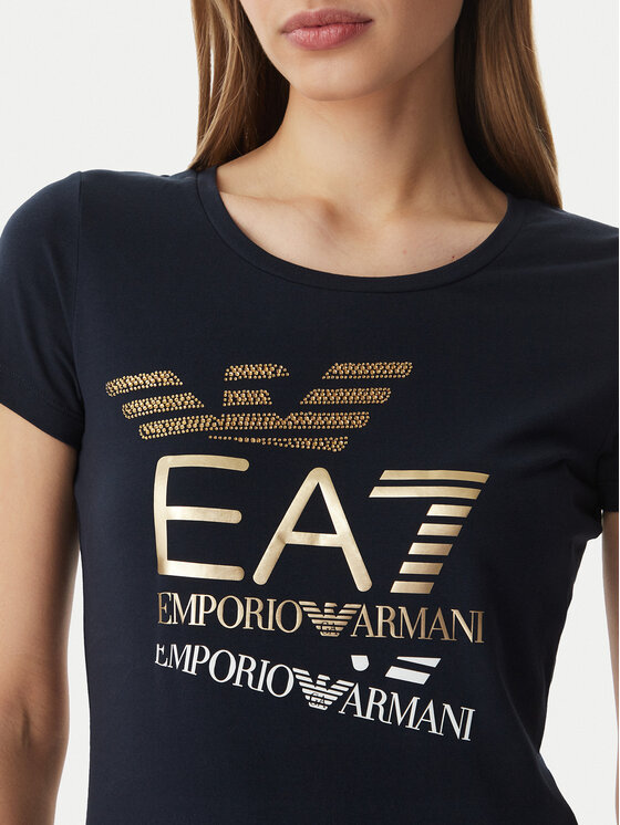 EA7 Emporio Armani EA7 Emporio Armani Camiseta 7W000977 AF10373 UB102 Azul marino Regular Fit