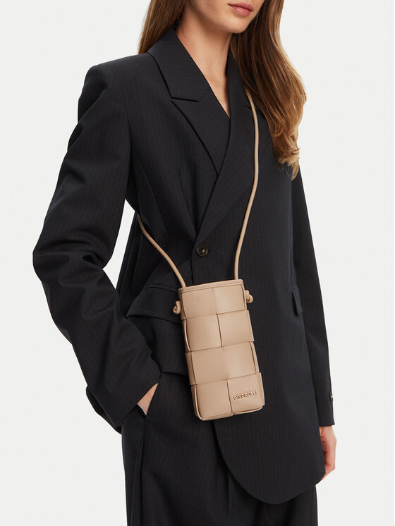 GINO ROSSI Taška na telefón Gino Rossi C-BFT231202 Béžová