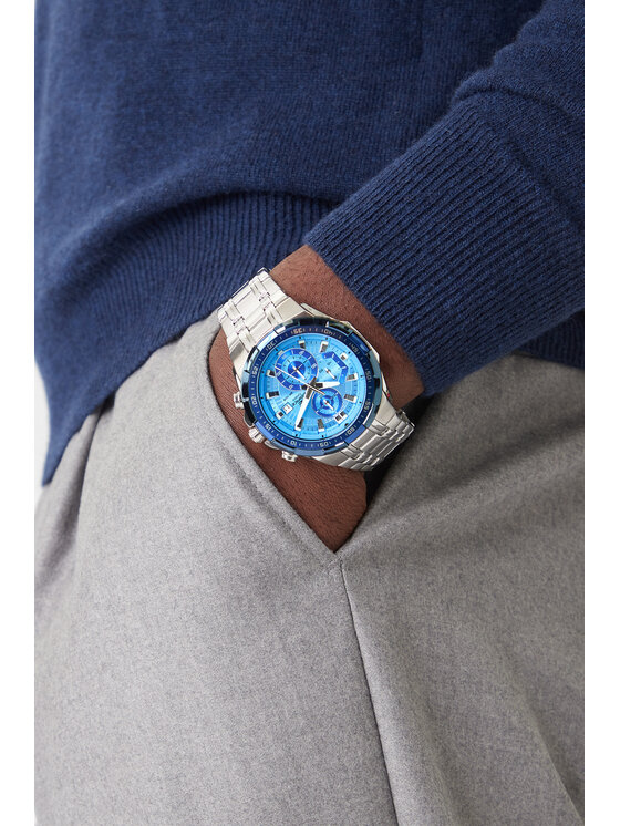 Casio Ročna ura Casio Edifice EFR-539DE-2AVUEF Srebrna