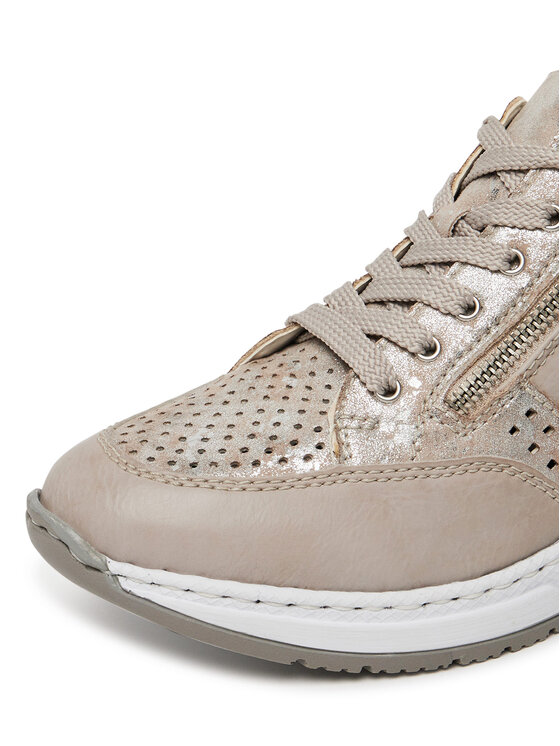 Rieker Sneakersy Rieker N4327-80 Béžová