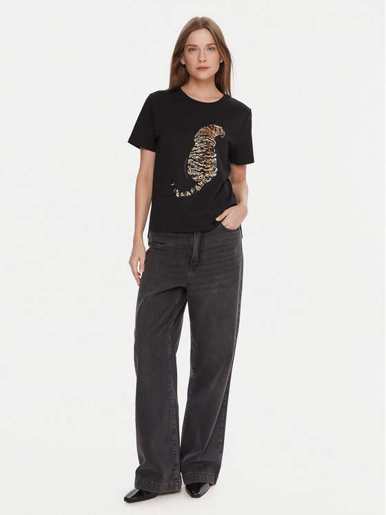 LOLA CASADEMUNT LOLA CASADEMUNT Футболка LF2515027 Чорний Regular Fit