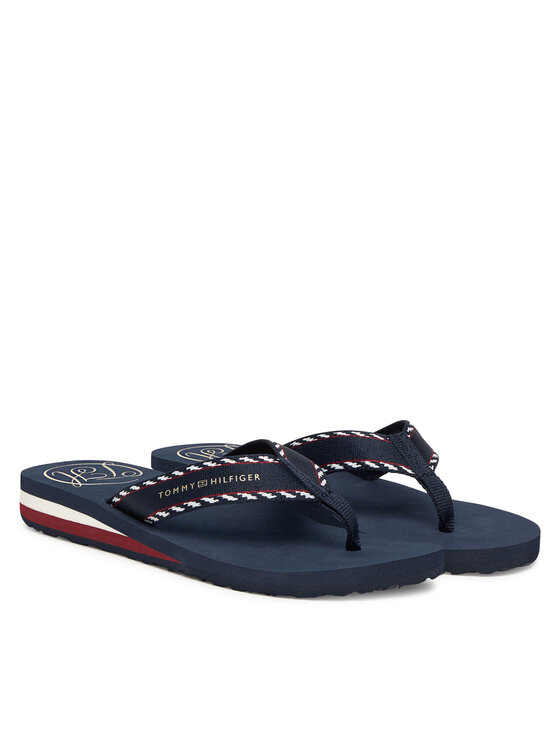 Tommy Hilfiger Chancletas Tommy Hilfiger Webbing Beach Sandal FW0FW09038 Azul marino
