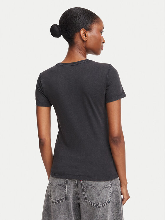 Guess Jeans Guess Jeans Camiseta W6BI16 K5697 Negro Regular Fit