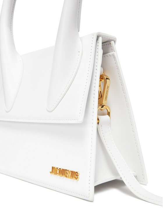 JACQUEMUS Geantă JACQUEMUS Le Grand Chiquioto 213BA003 Alb