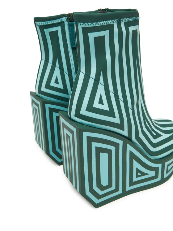 United Nude Ботильйони United Nude Wa Bootie Hi 1087993382 Зелений