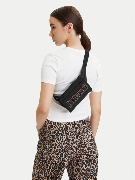 Just Cavalli Сумка на пояс﻿ Just Cavalli 80QA4B23 ZSD81 Чорний