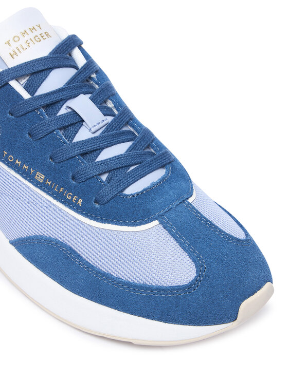 Tommy Hilfiger Snīkeri Tommy Hilfiger Th Retro Runner Mix FW0FW09410 Zils