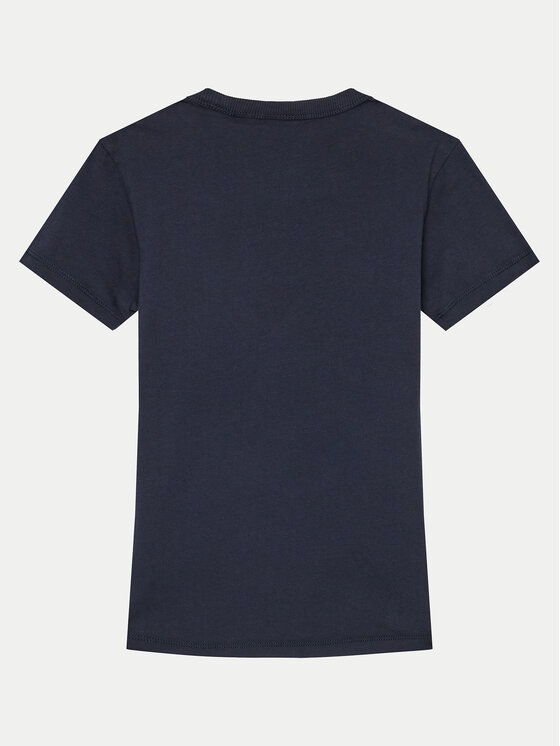 Napapijri Napapijri T-shirt Chamois NP0A4HYL M Blu scuro Regular Fit