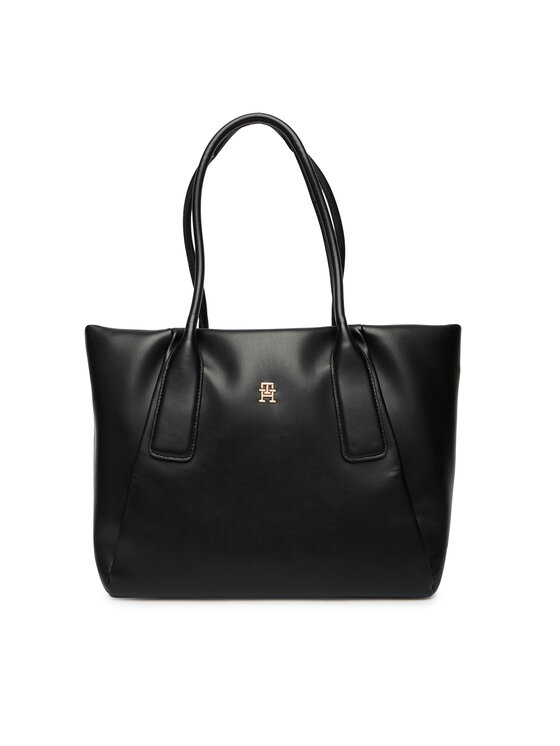 Tommy Hilfiger Borsetta Tommy Hilfiger Th Essential Tote AW0AW18374 Nero