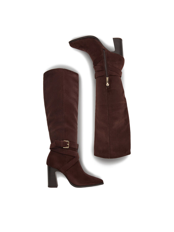 JENNY Čižmy JENNY CEO-HY2516-1 Hnedá