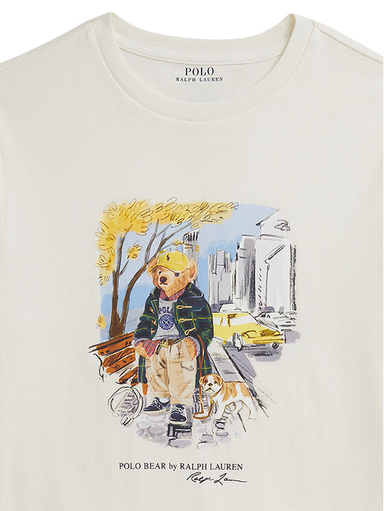 Polo Ralph Lauren Polo Ralph Lauren Camiseta 323979493001 Écru Regular Fit