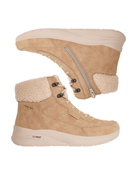 Rieker Botines planos Rieker CEO-M8510-60 Beis