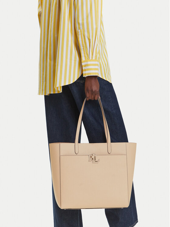 LAUREN RALPH LAUREN Kabelka LAUREN RALPH LAUREN Cameryn 431960183004 Béžová