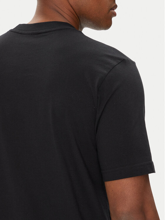 adidas adidas Футболка Essentials Small Logo JE9024 Чорний Regular Fit