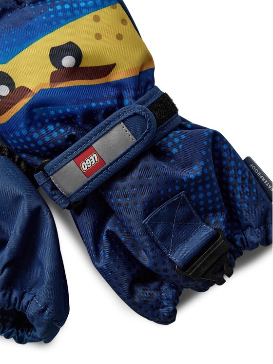 LEGO Lyžiarske rukavice LEGO Lwgan 807 11010969 Tmavomodrá