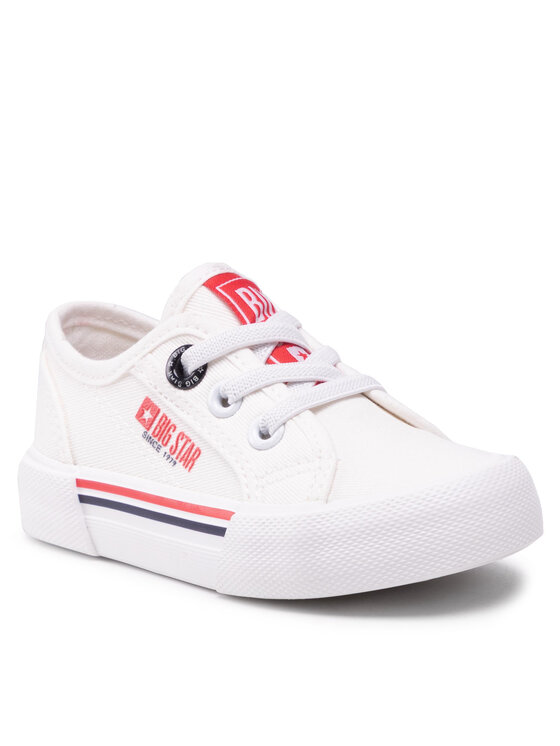 Big Star Shoes Tenis superge Big Star Shoes JJ374165 Bela