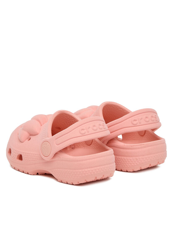 Crocs Chanclas Crocs Toddler Classic Velvet Bow Clog 211887 Rosa