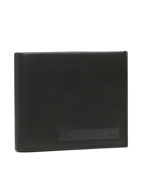 Calvin Klein Jeans Sada peňaženka a kľúčenka Calvin Klein Jeans Billfold W/Coin + Keyfob K50K508235 Čierna