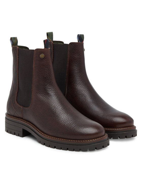 Barbour Gležnjarji Chelsea Barbour Evie LFO0575BR96 Rjava