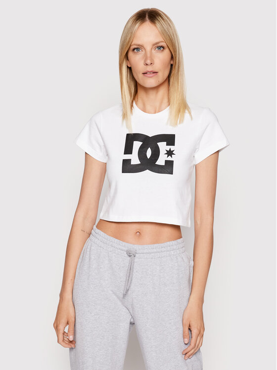 DC Shoes DC Shoes Majica Star ADJZT03035 Bela Regular Fit