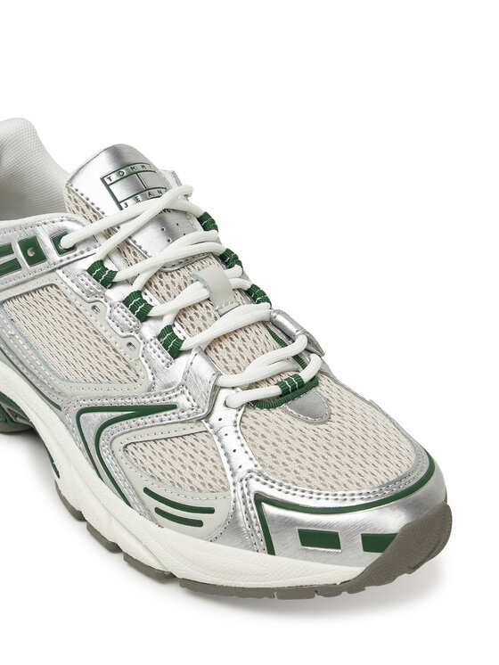 Tommy Jeans Sneakersy Tommy Jeans Archive'97 Metallic EN0EN02796 Zielony