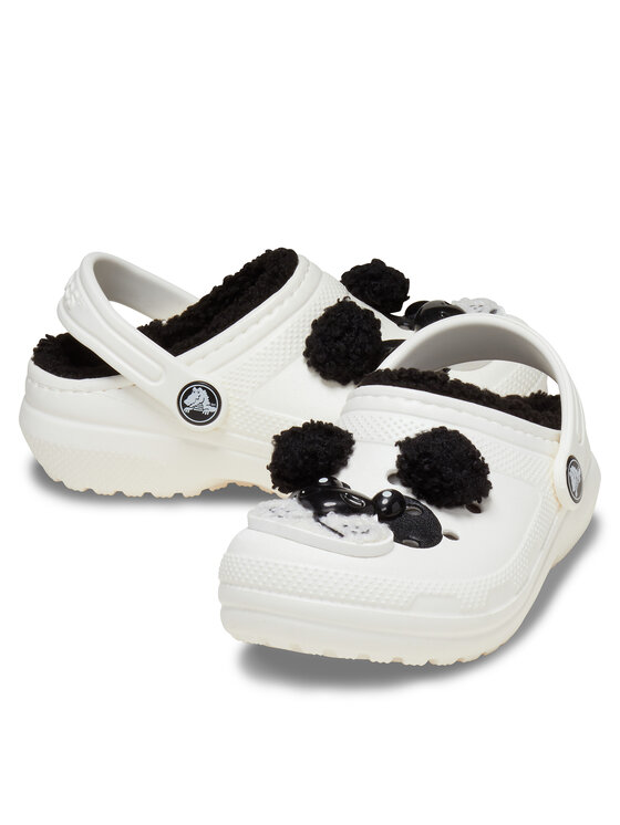 Crocs Šľapky Crocs Classic Lined Iam Panda Bear Clog T 210395 Biela