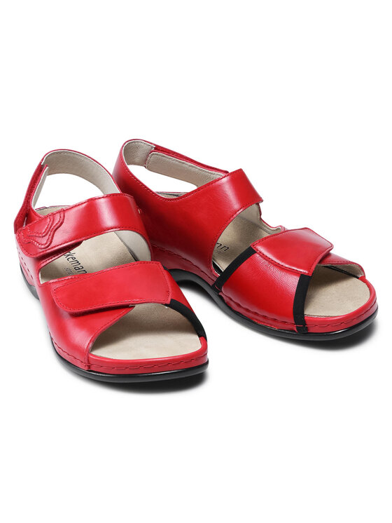 Berkemann Sandały Berkemann Rina 01040 Czerwony