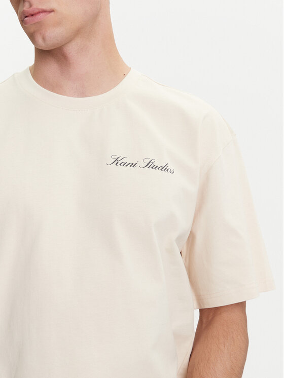 Karl Kani Karl Kani T-shirt PD00005333 Beige Relaxed Fit