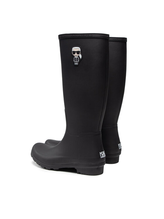 KARL LAGERFELD Гумові чоботи KARL LAGERFELD KL47090 Чорний