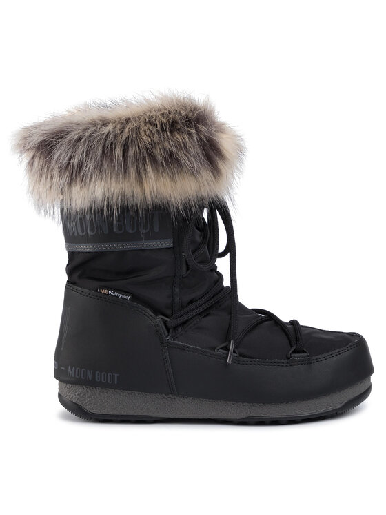 Moon Boot Μπότες Χιονιού Moon Boot Monaco Low Wp 2 240088001 Μαύρο