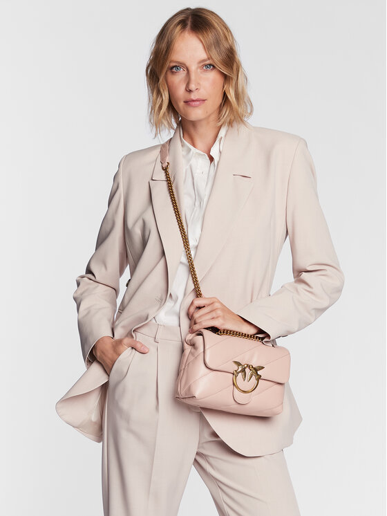 PINKO Дамска чанта PINKO Love Mini Puff Cl PE 23 PLTT 100039 A0F2 Розов
