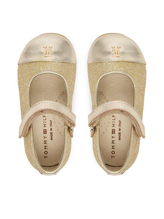 Tommy Hilfiger Ballerine Tommy Hilfiger T1A3-34413-0454 M Oro