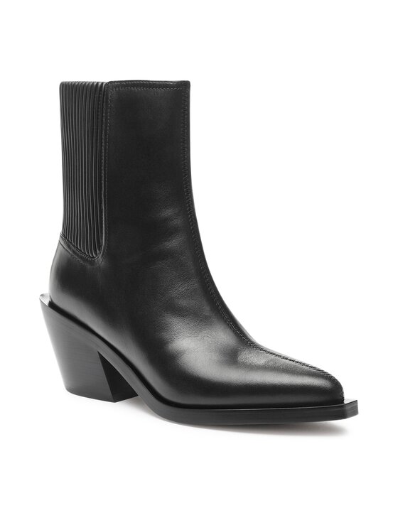 Coach Ботильйони Coach Prestyn Lth Bootie CN136 Чорний