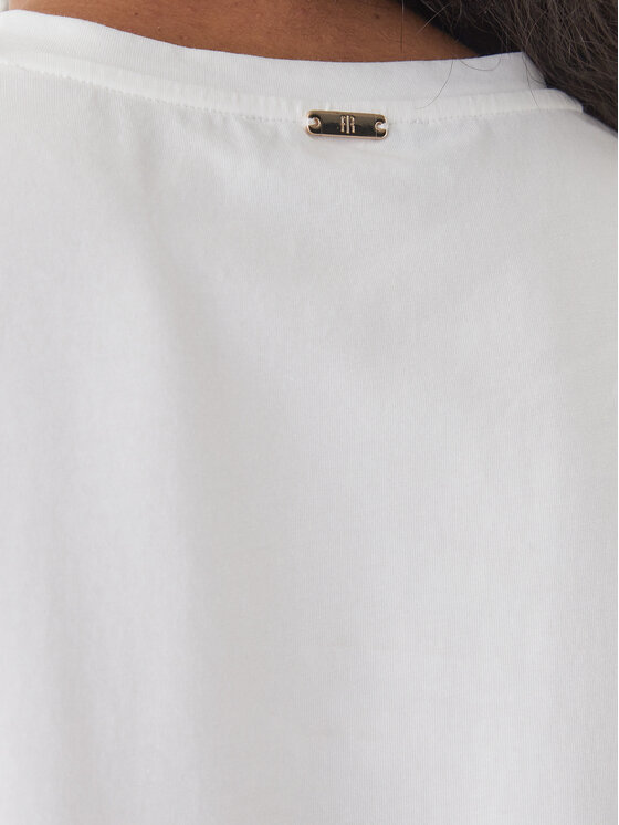 Fracomina Fracomina Camiseta FS26ST3001J401E5 Blanco Regular Fit