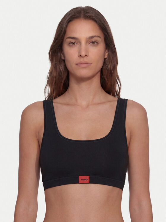 HUGO HUGO Top de sujetador Signature 50566598 Negro
