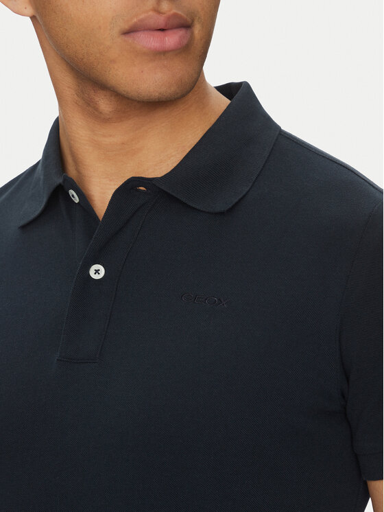 Geox Geox Polo marškinėliai M5511B T3240 F1624 Tamsiai mėlyna Regular Fit