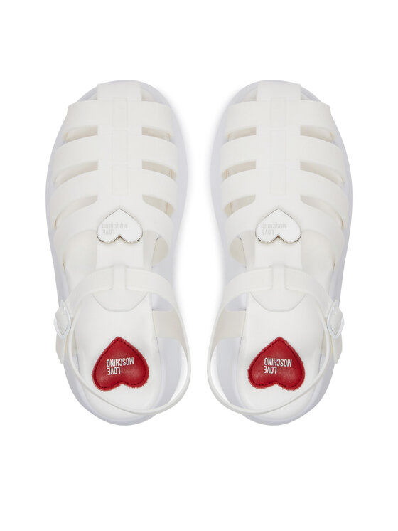 LOVE MOSCHINO Szandál LOVE MOSCHINO JA16247I0II38100 Fehér