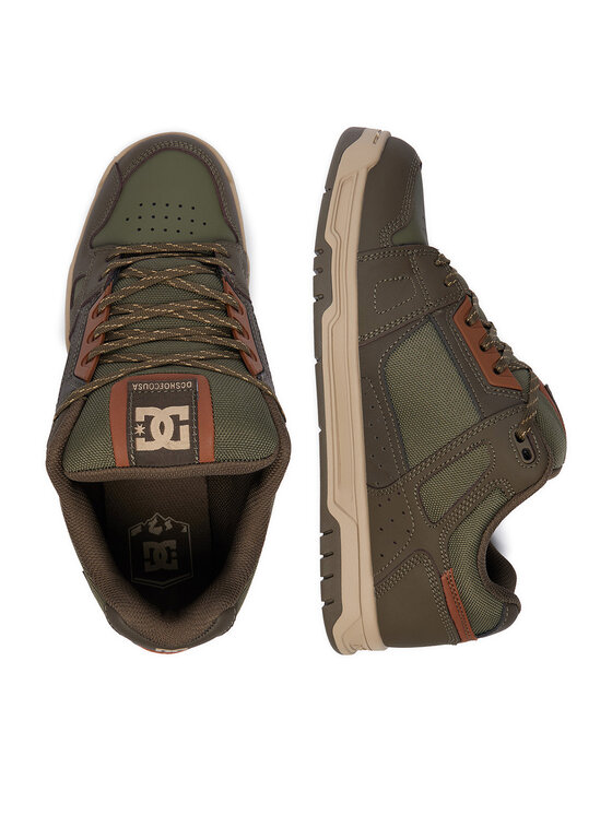 DC Shoes Sneakersy DC Shoes EO-STAG WNT DC02399301 Tmavo zelená
