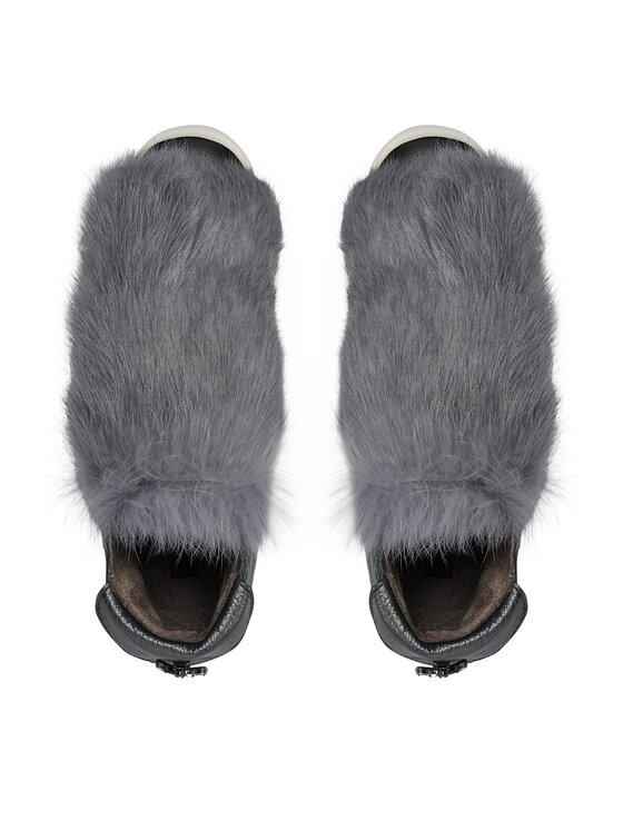 GINO ROSSI Sneakersy Gino Rossi Mariko DTH601-W69-0210-8585-F Sivá