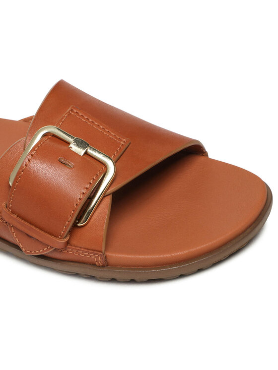 Iešļūcenes Ugg W Solivan Buckle Slide 1128630 Brūns