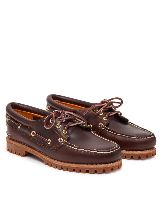 Timberland Мокасини Timberland Authentic Boat 3 Eye Classic TB0513042141 Коричневий