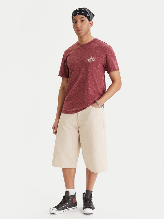 Quiksilver Quiksilver Футболка EQYKT04416 Бордовий Regular Fit