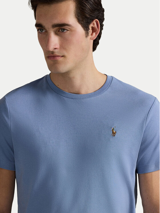 Polo Ralph Lauren Polo Ralph Lauren Футболка 710740727095 Голубий Custom Slim Fit
