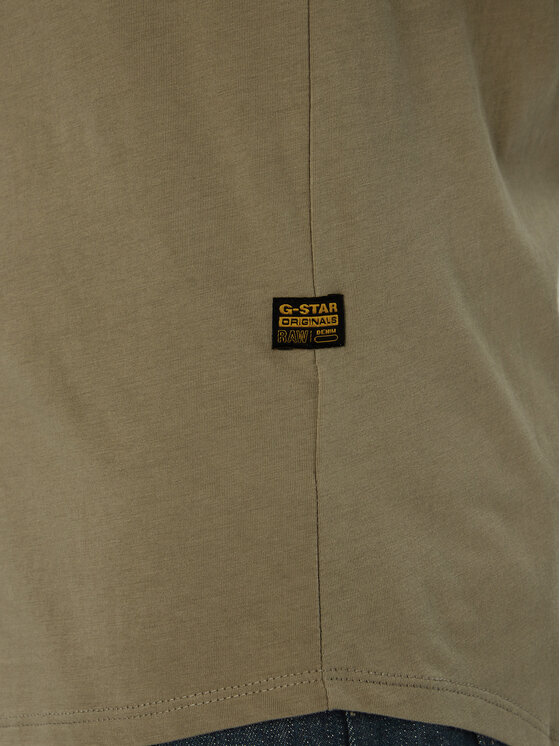 G-STAR G-STAR T-shirt Sustainable D16396-B353-2199 Kaki Relaxed Fit
