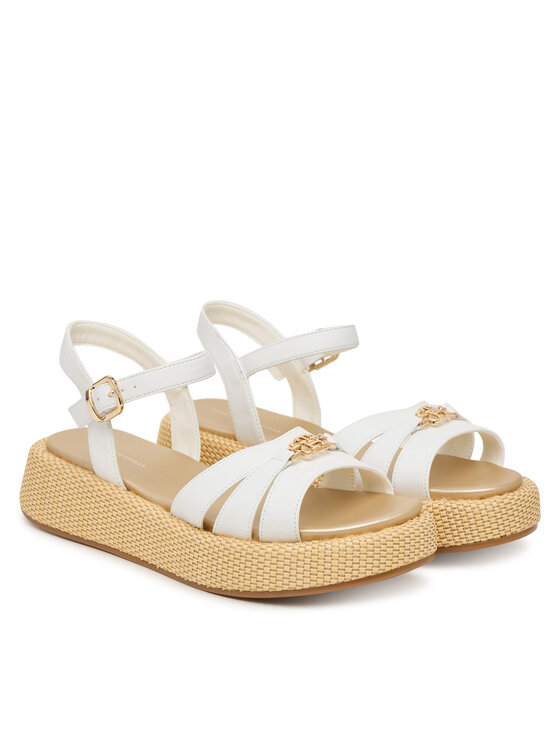 Tommy Hilfiger Szandál Tommy Hilfiger T3A2-34293-0326 Fehér