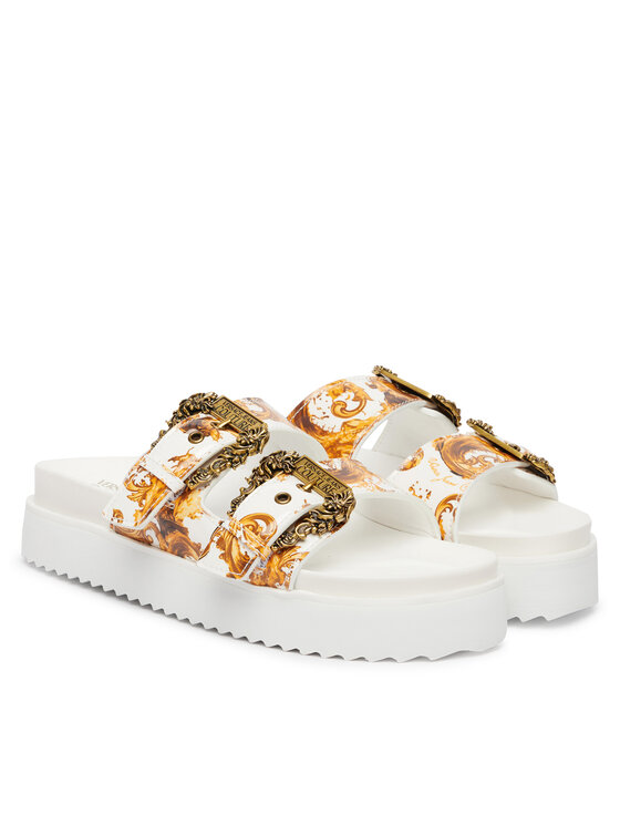 Versace Jeans Couture Шльопанці Versace Jeans Couture 80VA3SM1 ZS366 Золотий